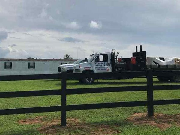 Ferguson AR rail style wood fence