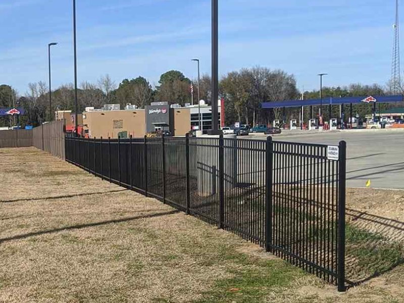 Commercial Aluminum Fence - Texarkana, Texas